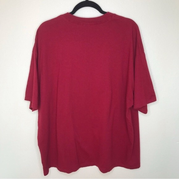 Jerzees Indiana Hoosiers Crew Neck Short Sleeve Red T Shirt Men's Size 2X NCAA - Picture 8 of 9